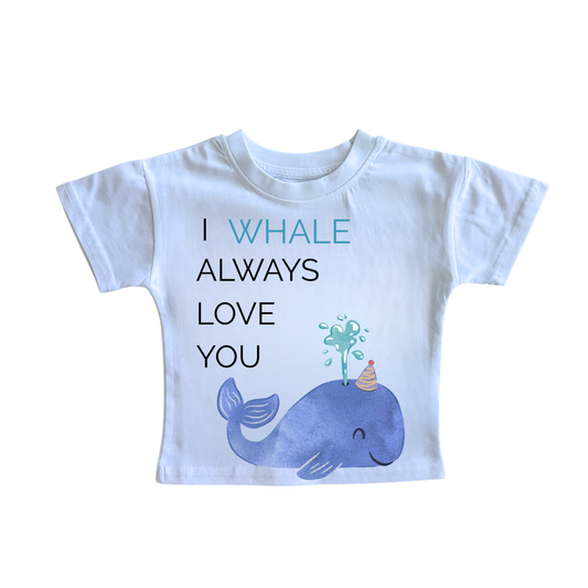 Whale Always Love You Organic Cotton T-shirt