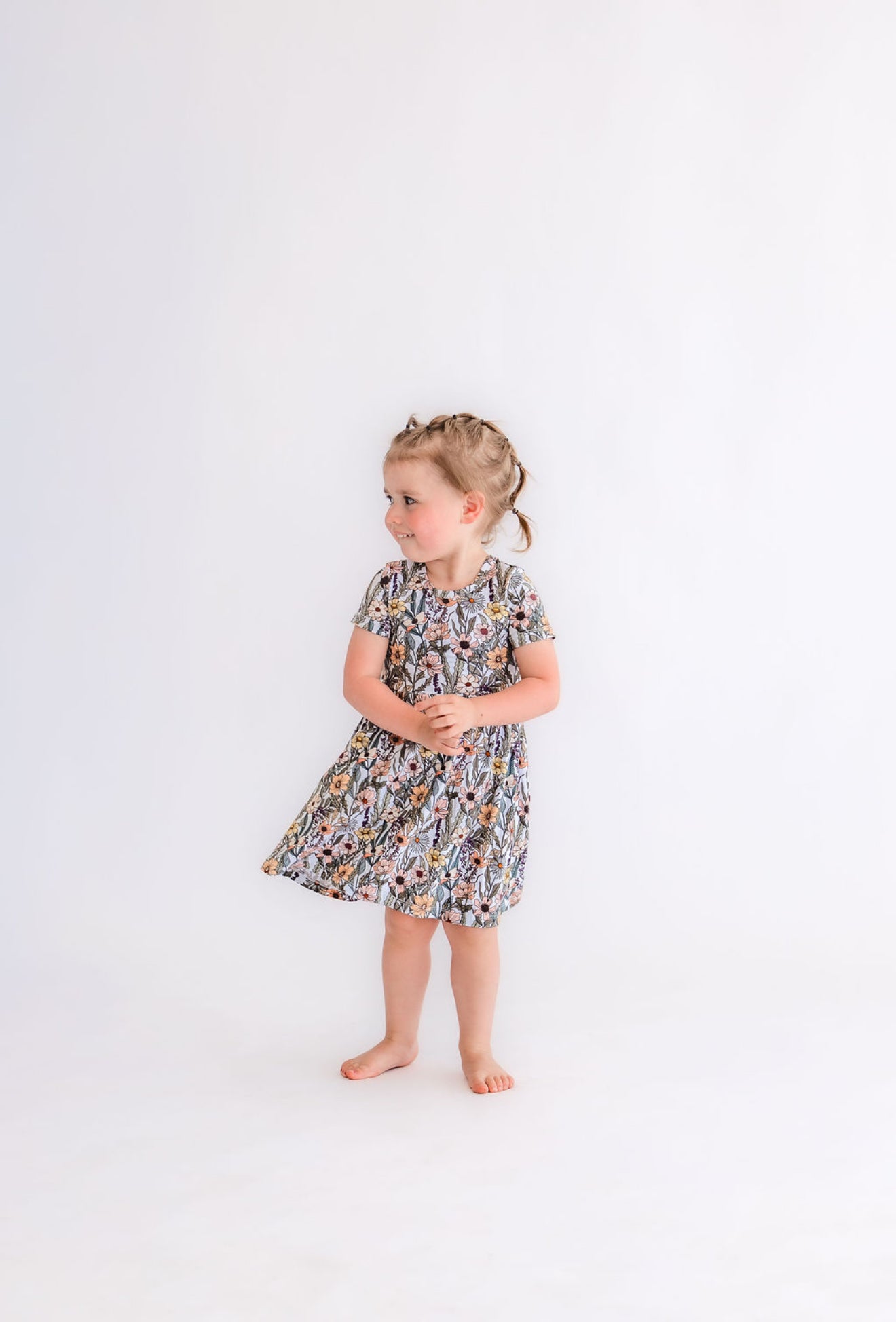 Wildflower Bamboo Twirl Dress