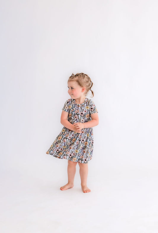 Wildflower Bamboo Twirl Dress