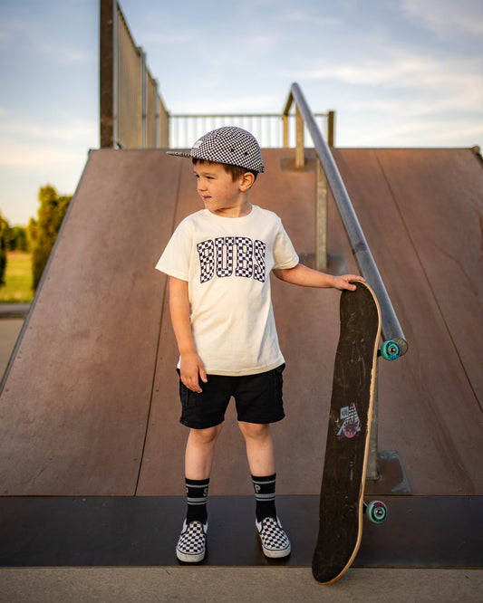 Checkered Bubs - 100% Cotton T-shirt