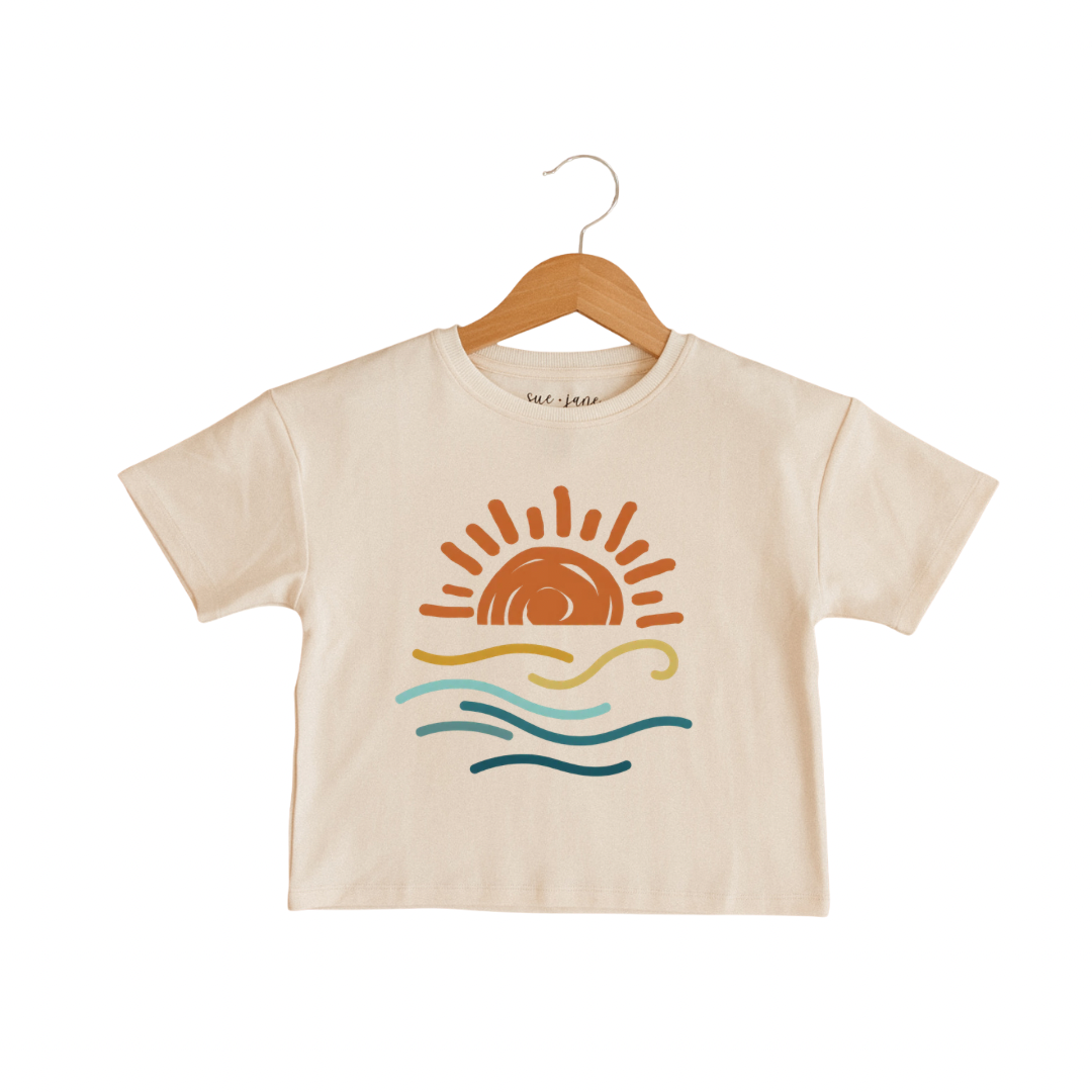 Sunrise Organic Cotton Boxy Tee