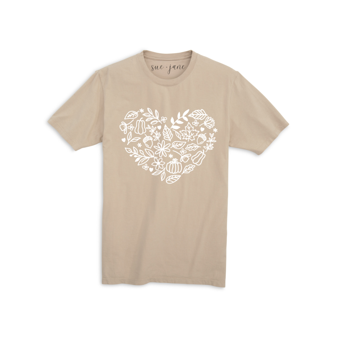 Fall Heart Organic Cotton T-shirt