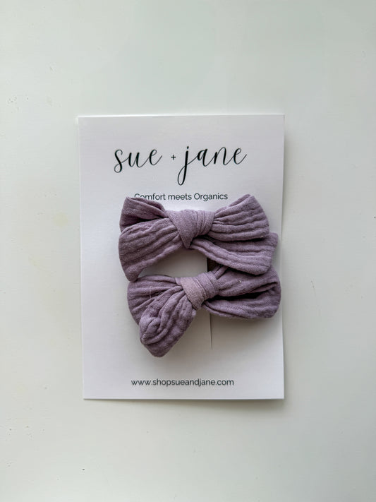 Orchard Organic Cotton Bows