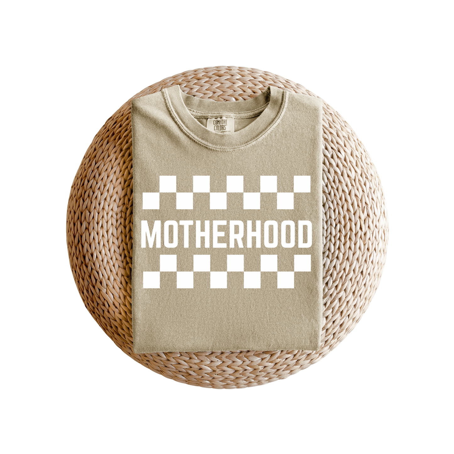 Checkered Motherhood Tee