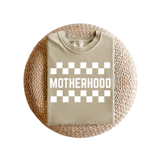 Checkered Motherhood Tee