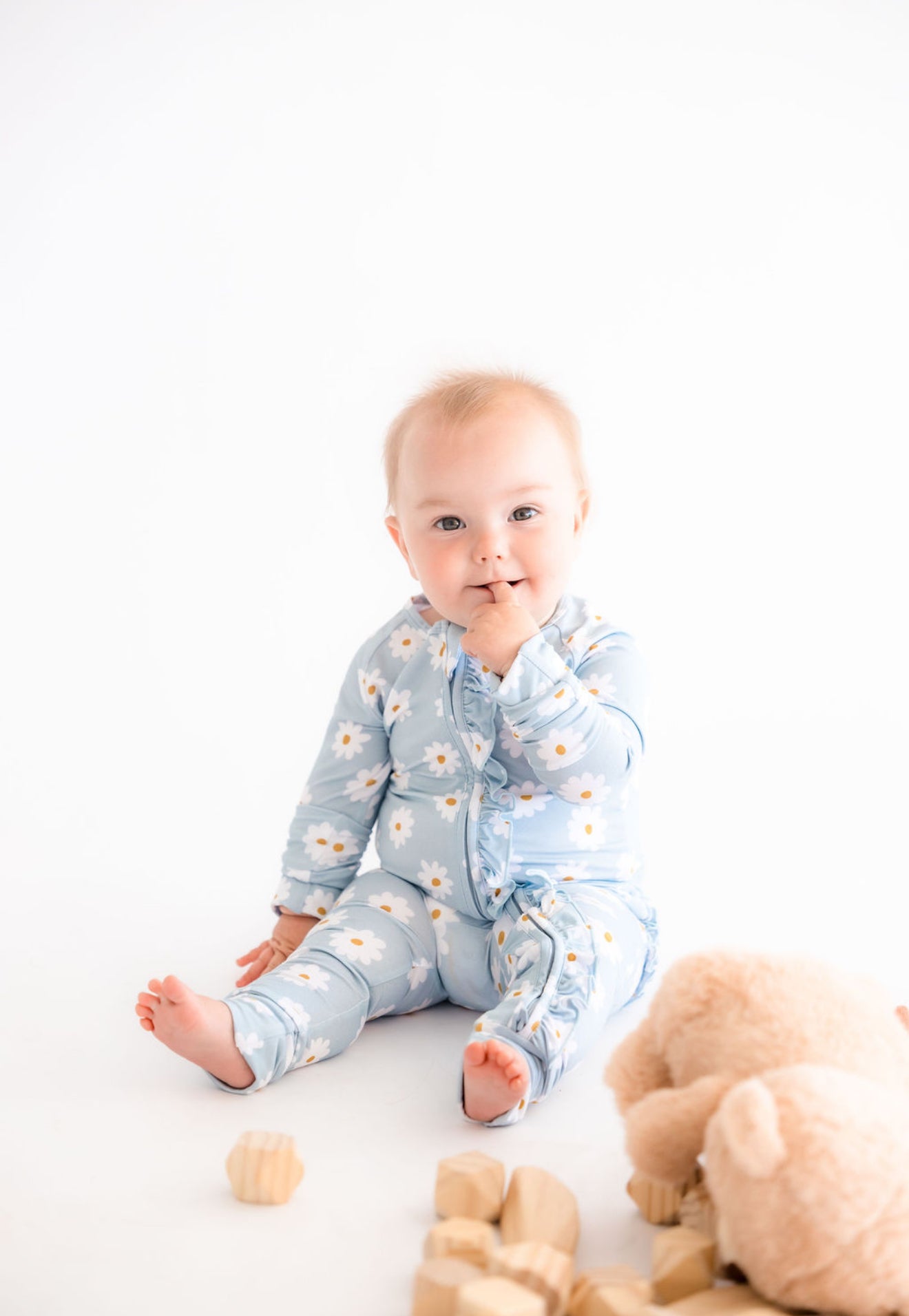 Daisy Ruffle Bamboo Zippy