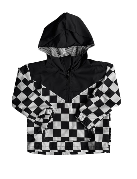 Checkered Windbreaker