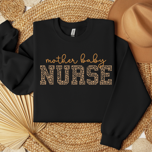Cheetah Nurse Crewneck