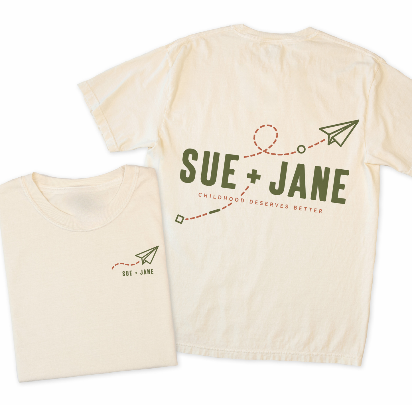 Paper Airplane - 100% Cotton Tee