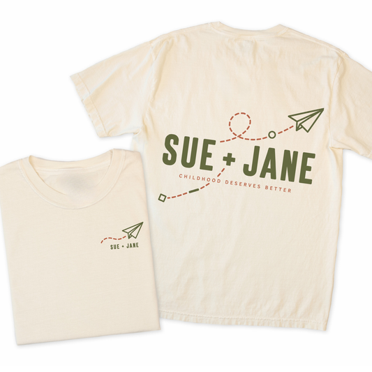 Paper Airplane - 100% Cotton Tee