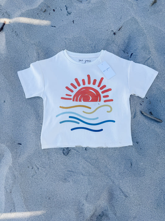 Sunrise Organic Cotton Boxy Tee