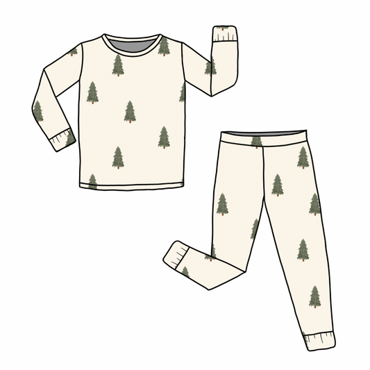 Christmas Trees Bamboo Pajamas