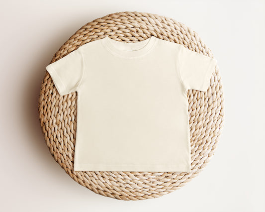 PREORDER Organic Cotton Tee - Natural