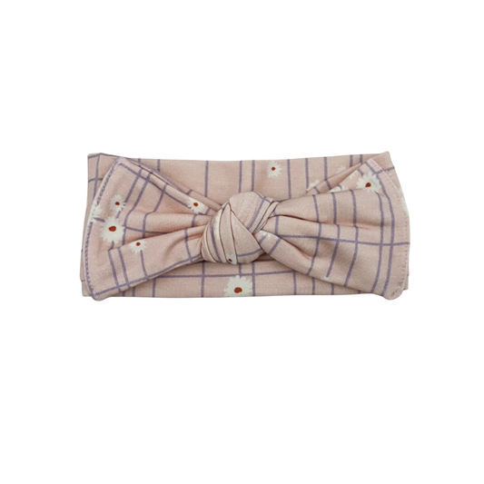 Daisy Grid Bamboo Headband