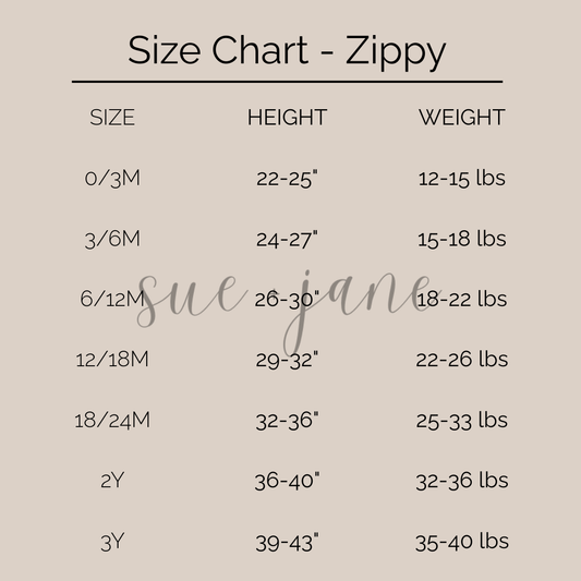 Goose Ruffle Bamboo Zippy