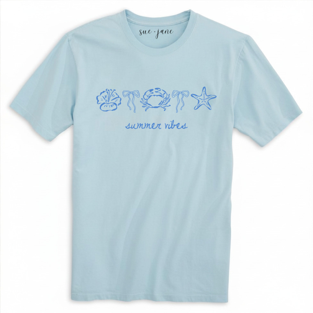 Summer Vibes Organic Cotton Tee
