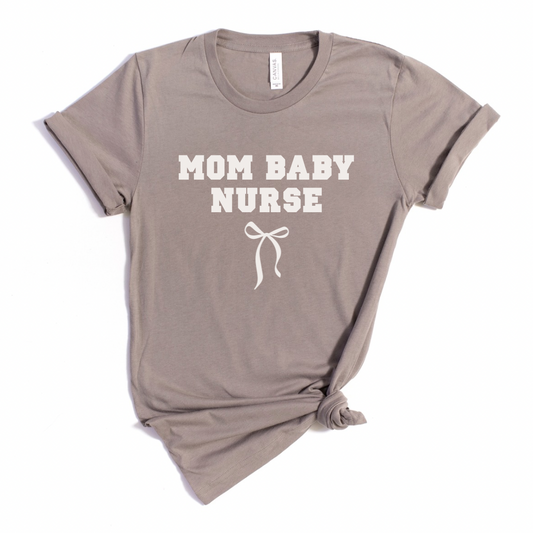 Pebble Mother Baby Coquette Nurse/CNA Tee