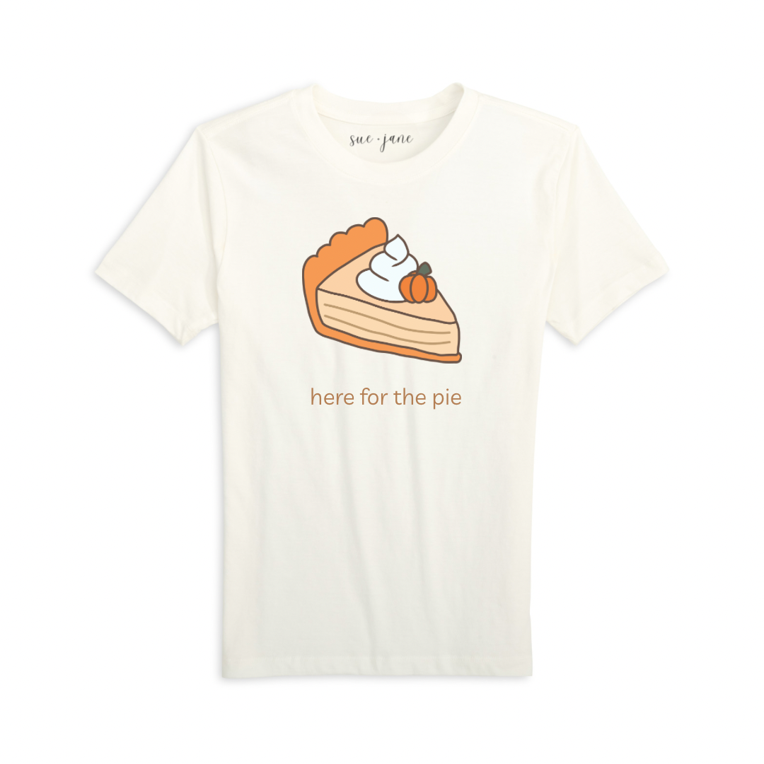 Here For the Pie Organic Cotton Tee