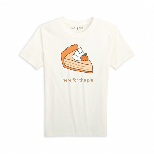 Here For the Pie Organic Cotton Tee