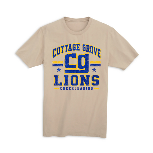 Cottage Grove Lions Cheer Organic Cotton Tee
