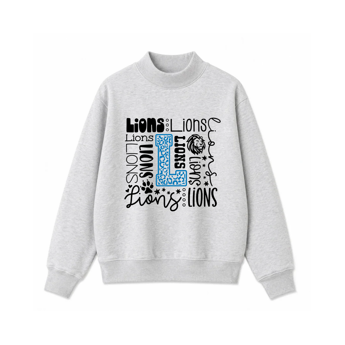 L:ions Varsity Fleece Mock Neck