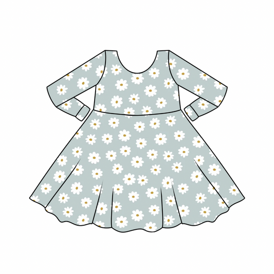 PREORDER Daisy Bamboo Twirl Dress