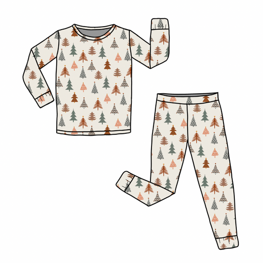 Colorful Trees Bamboo Pajamas