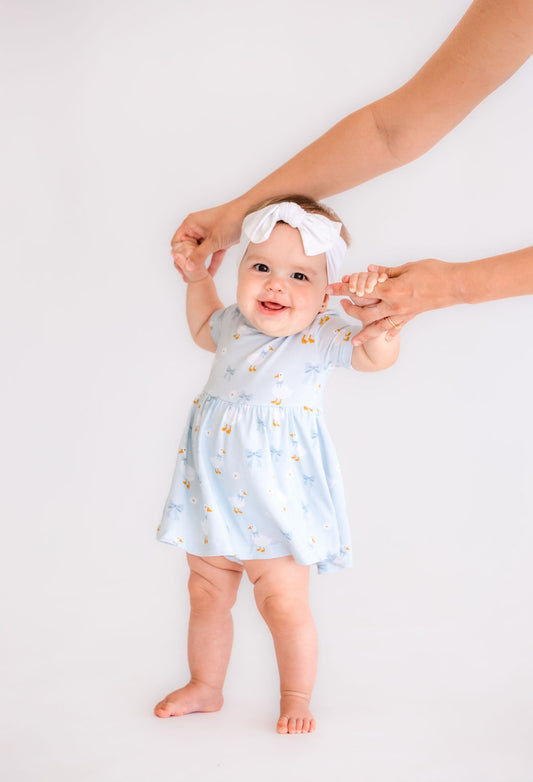 Goose Twirl Bodysuit Romper