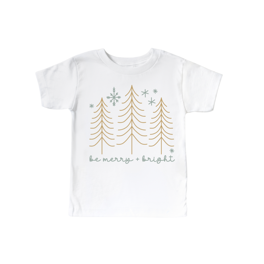 Merry & Bright - 100% Cotton Tee