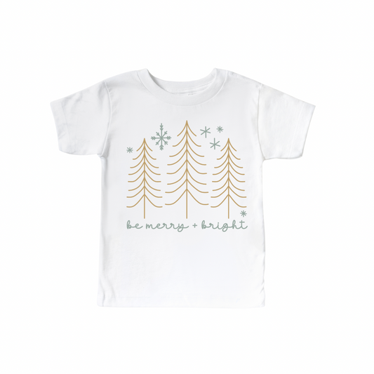 Merry & Bright - 100% Cotton Tee