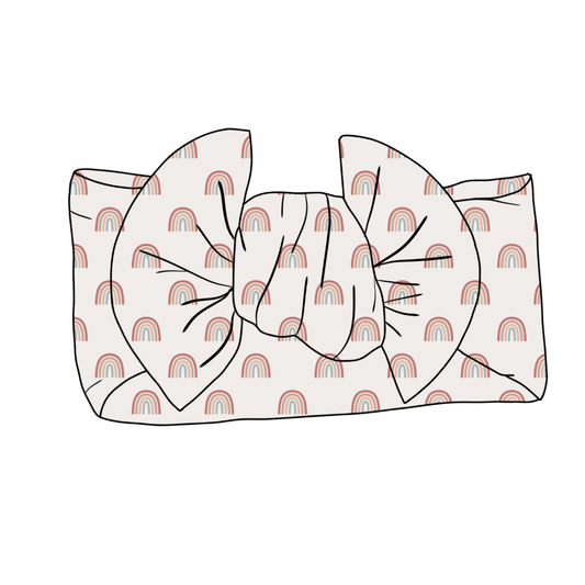 PREORDER Boho Rainbows Bamboo Headband