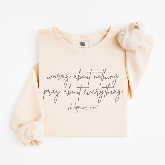 Philippians 4:6-7 Organic Cotton Crewneck