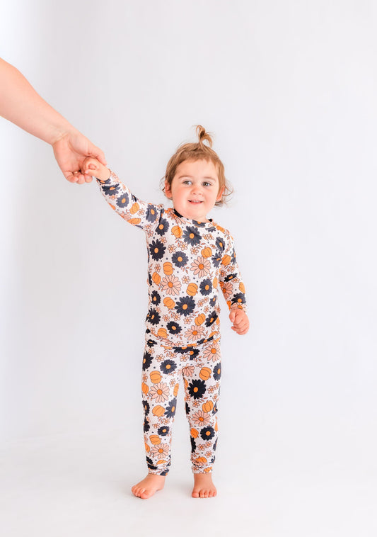 Spooky Floral Bamboo Pajamas