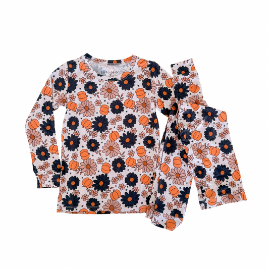 Spooky Floral Bamboo Pajamas