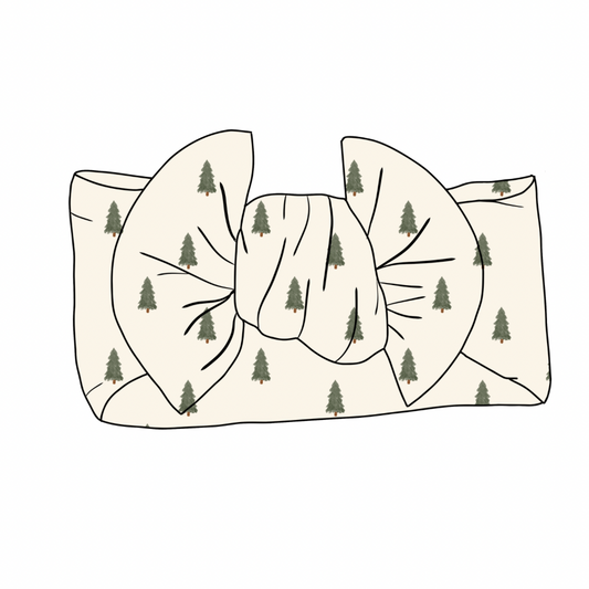 Christmas Trees Bamboo Headband