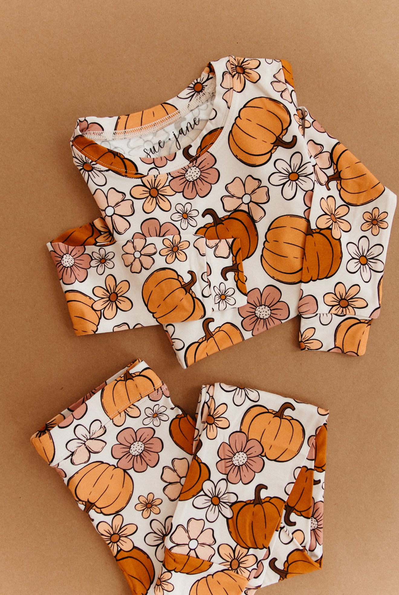 Autumn Floral Bamboo Pajamas