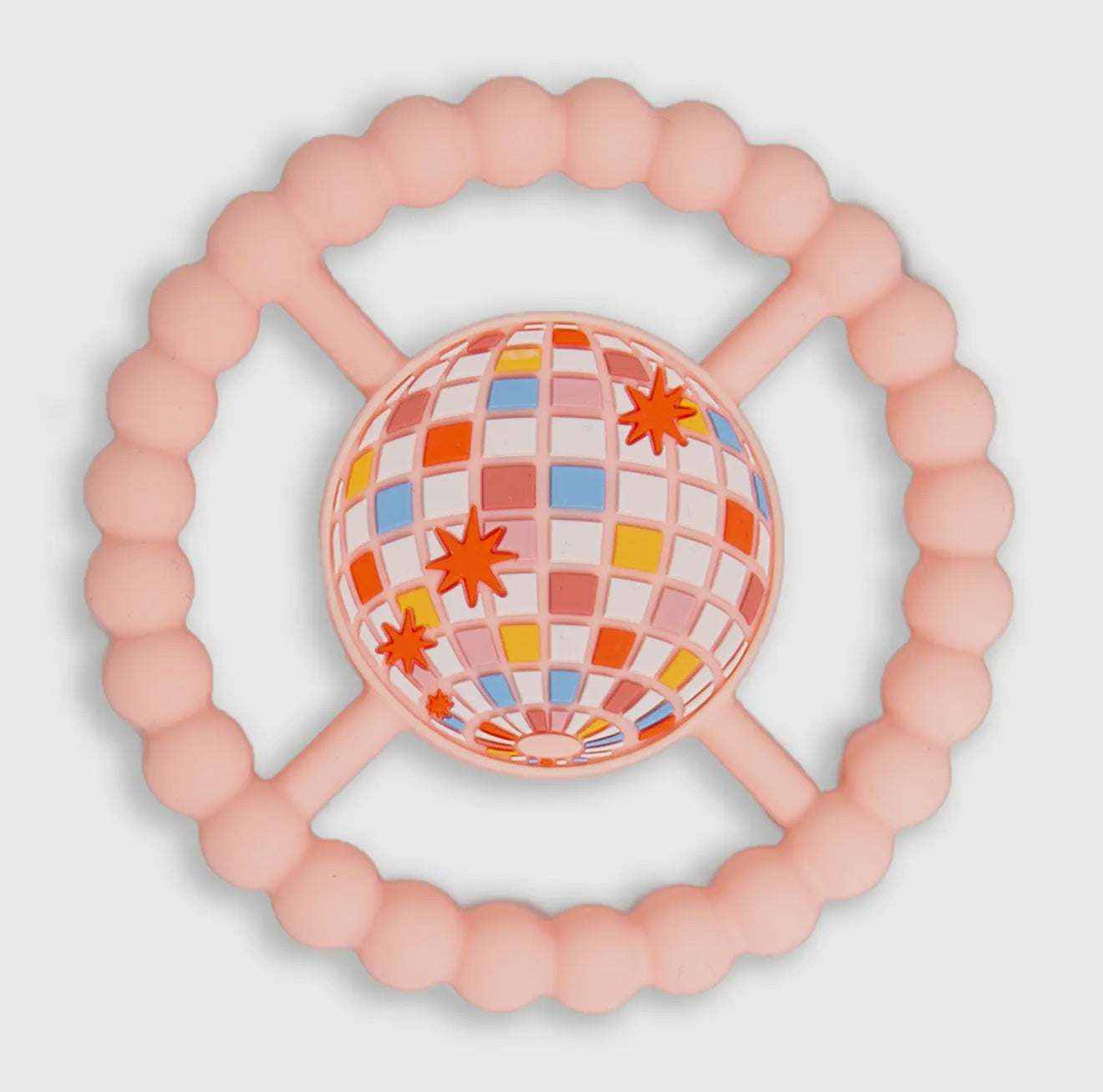 Disco Ball Baby Teether Ring