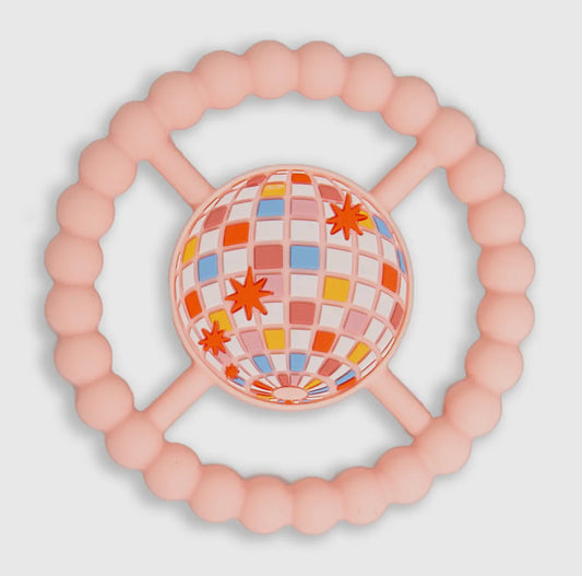 Disco Ball Baby Teether Ring