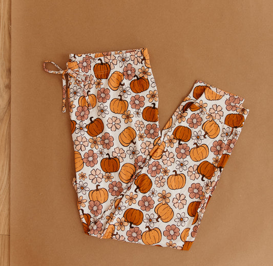 Autumn Floral Mama Joggers