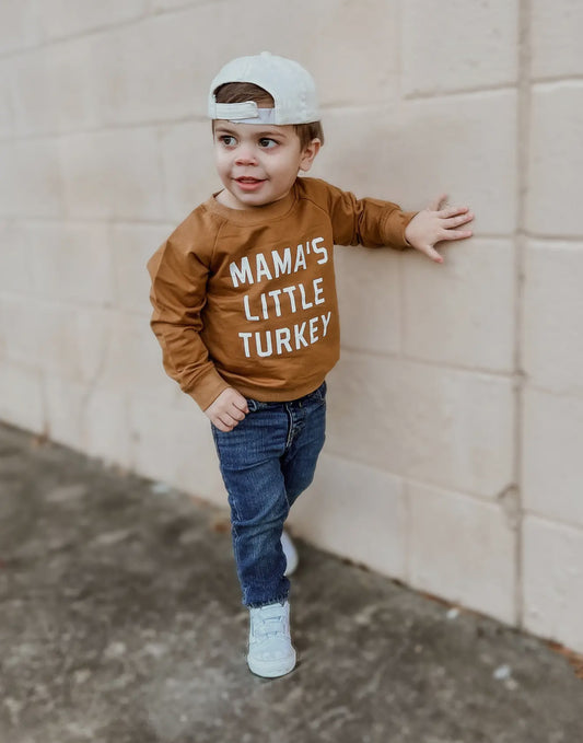 Mama’s Little Turkey Organic Cotton Crewneck