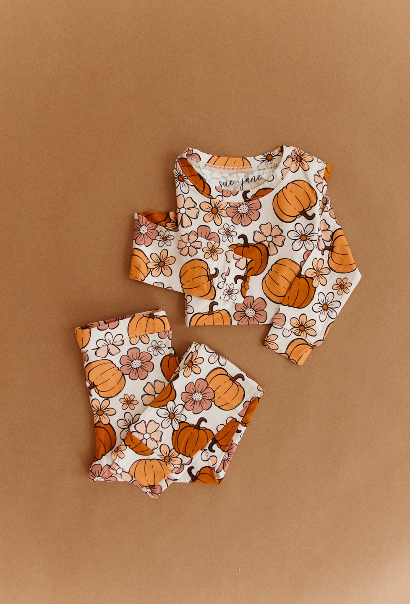 Autumn Floral Bamboo Pajamas