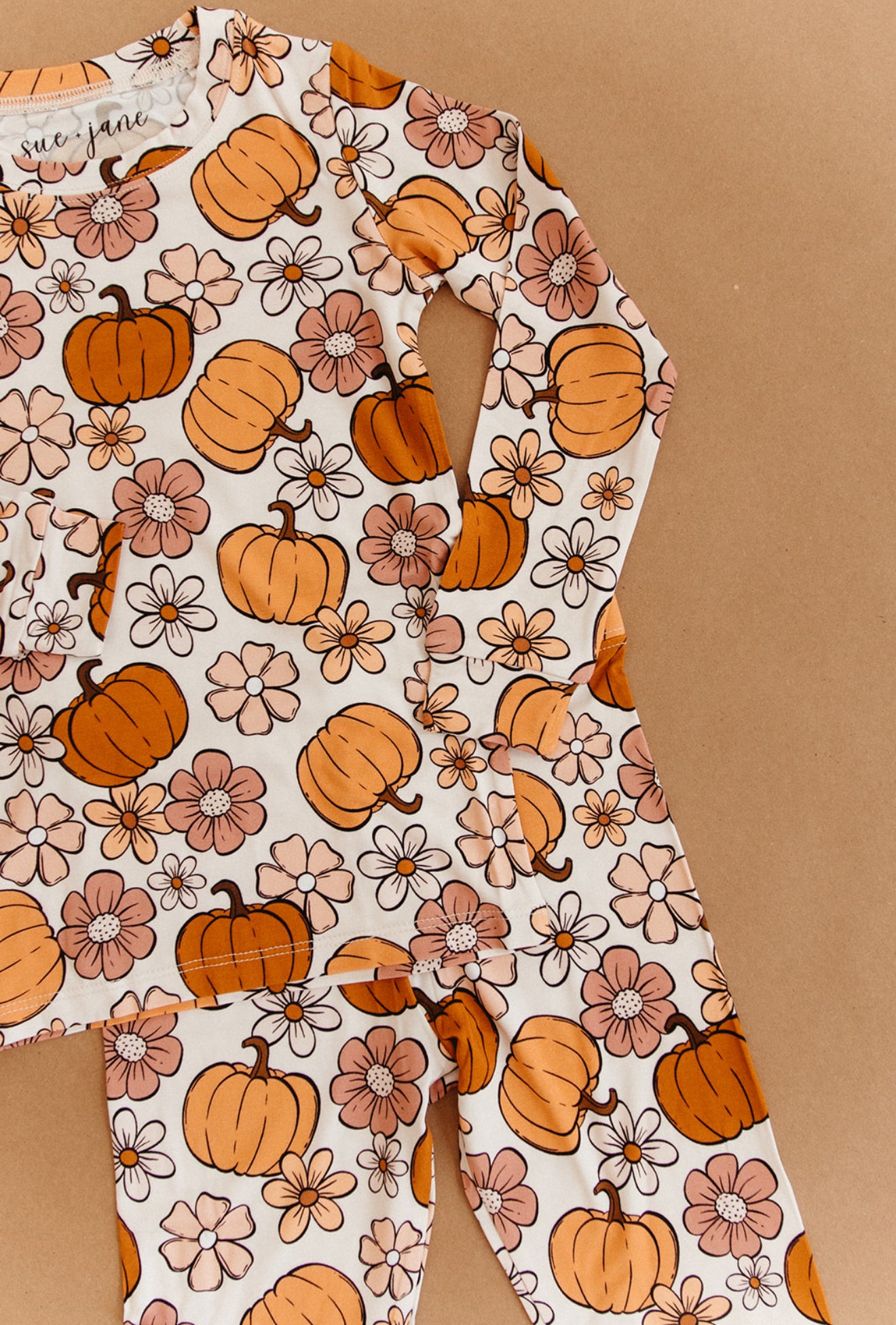 Autumn Floral Bamboo Pajamas