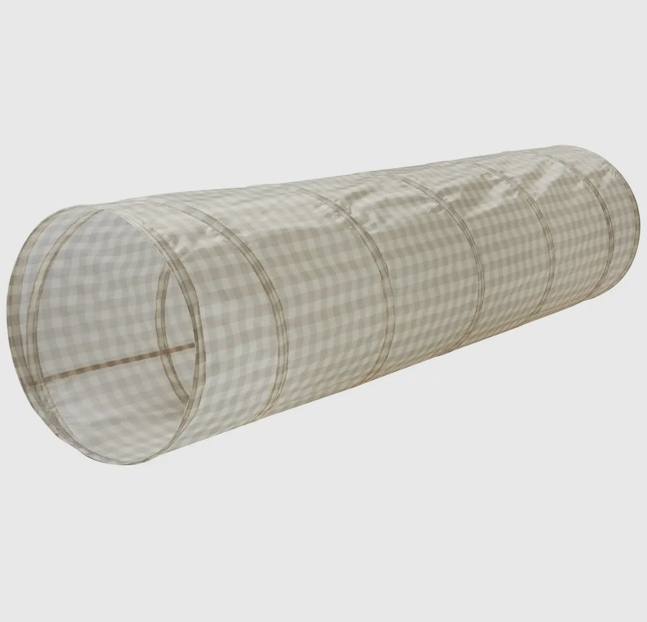 Play Tunnel - Neutral Gingham