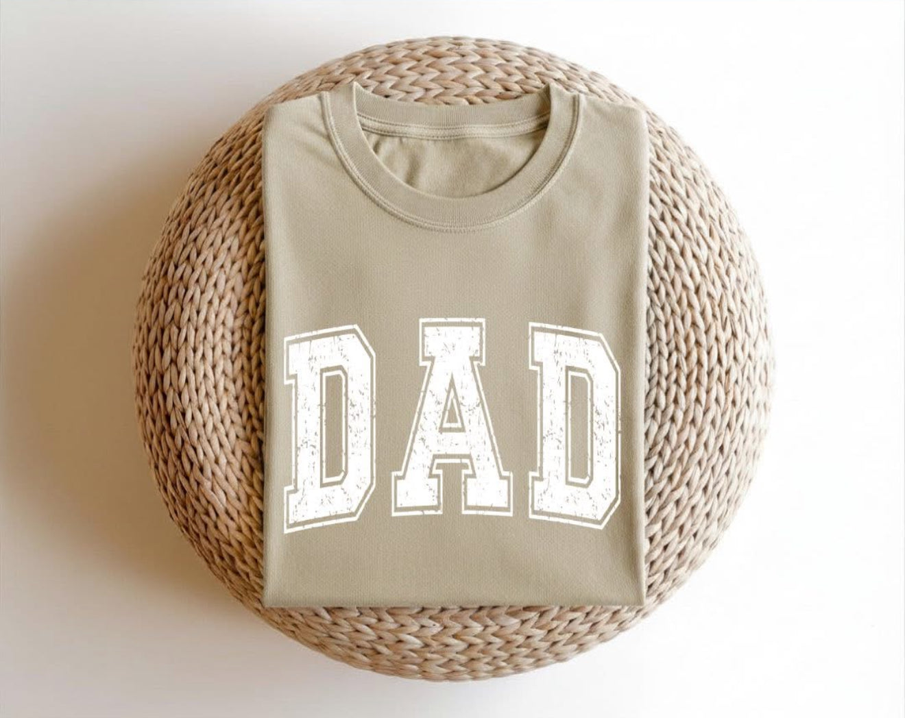 Dad Block Tee 100% Organic Cotton Tee