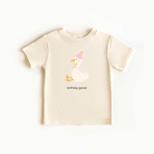 Birthday Goose - 100% Cotton Tee
