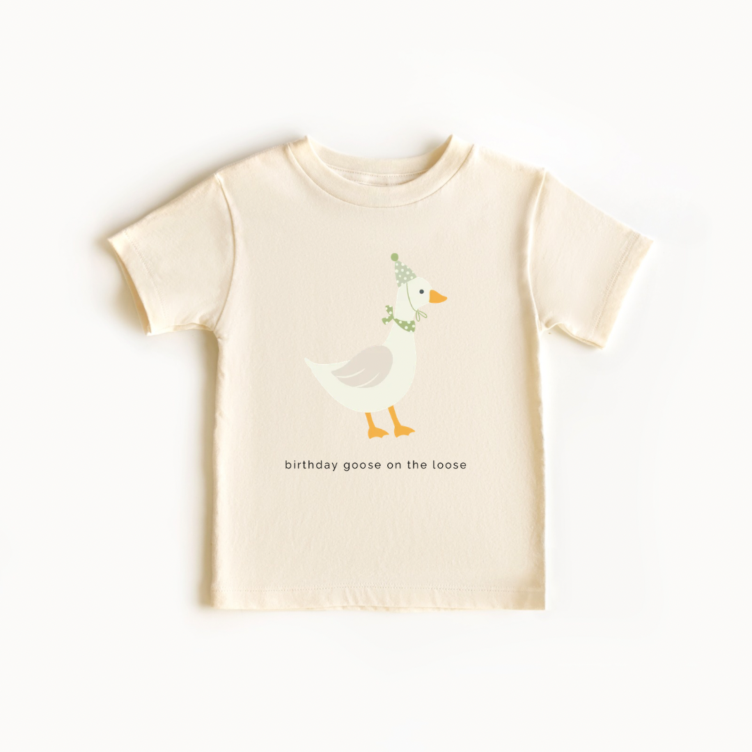 Birthday Goose - 100% Cotton Tee