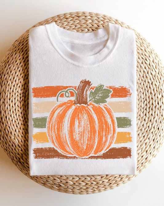 Pumpkin Stripes Tee