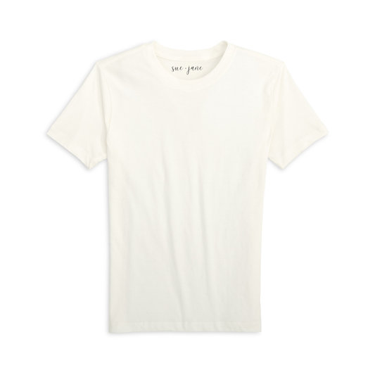 Solid Organic Cotton T-shirt - Ivory
