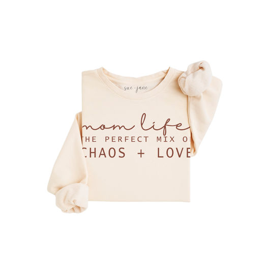 Mom Life Organic Cotton Crewneck