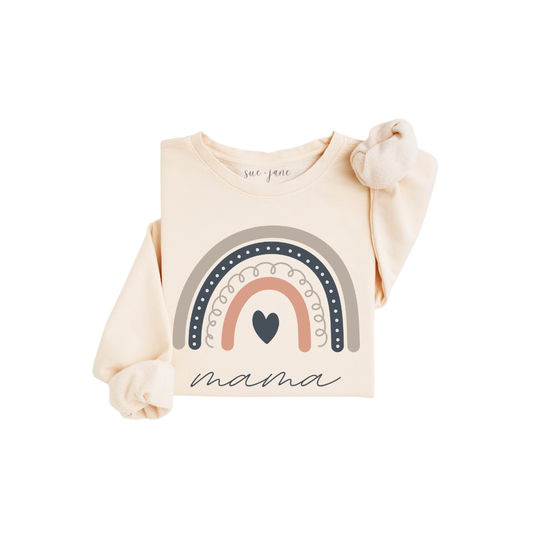 Rainbow Mama Organic Cotton Crewneck